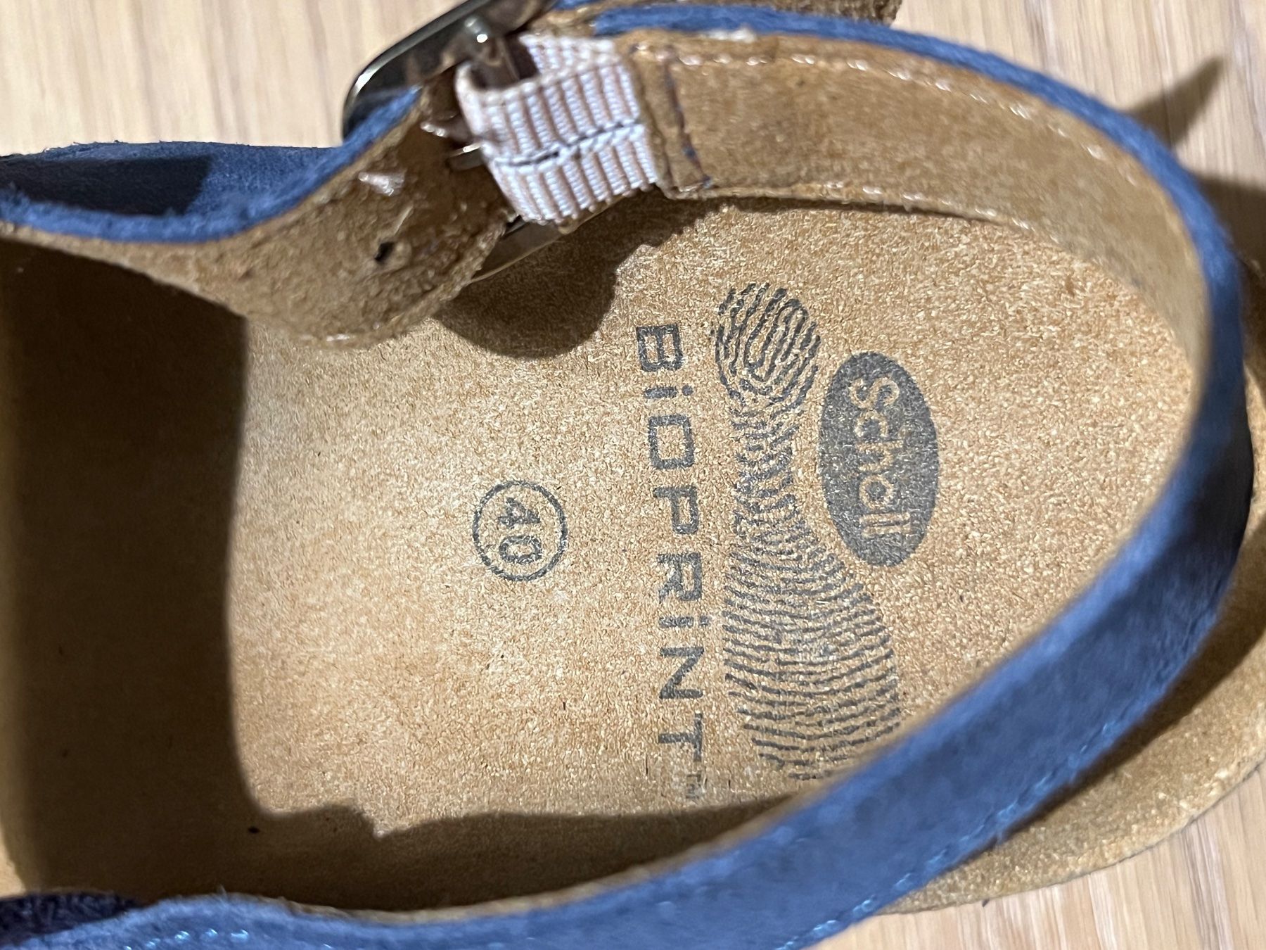 Scholl Scarpe da donna: Bequeme elegante Sandale Bioprint/Scholl – Usato da Mönchaltorf venduto da Mungg02 2