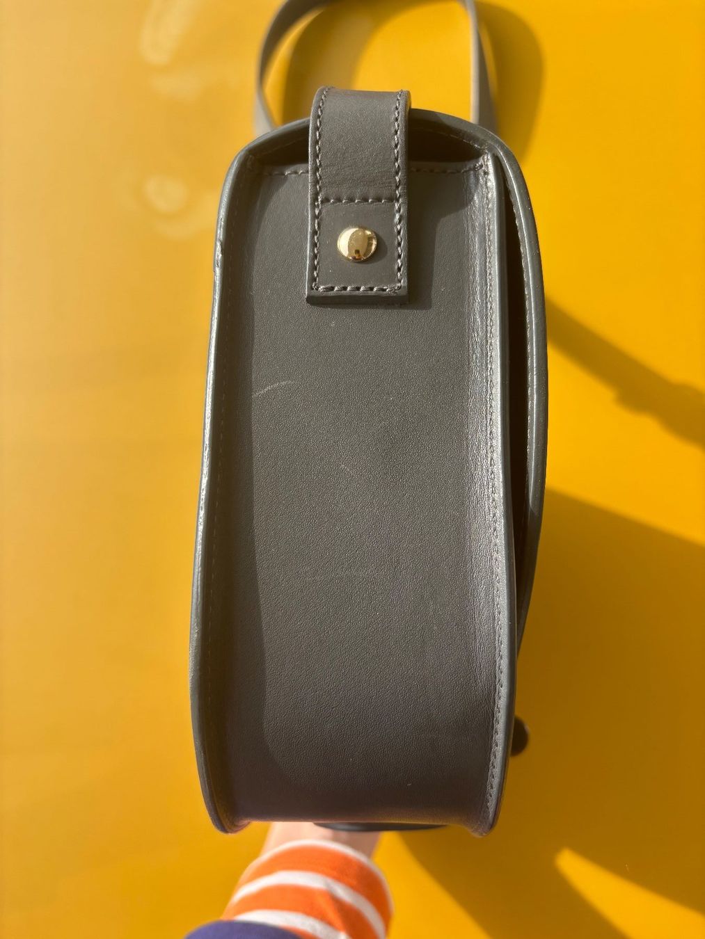 Apc Sacs: A.P.C. "JUNE SADDLEBAG" Handtasche in Dunkelgrau – D'occasion à Zürich par missmodernage 5