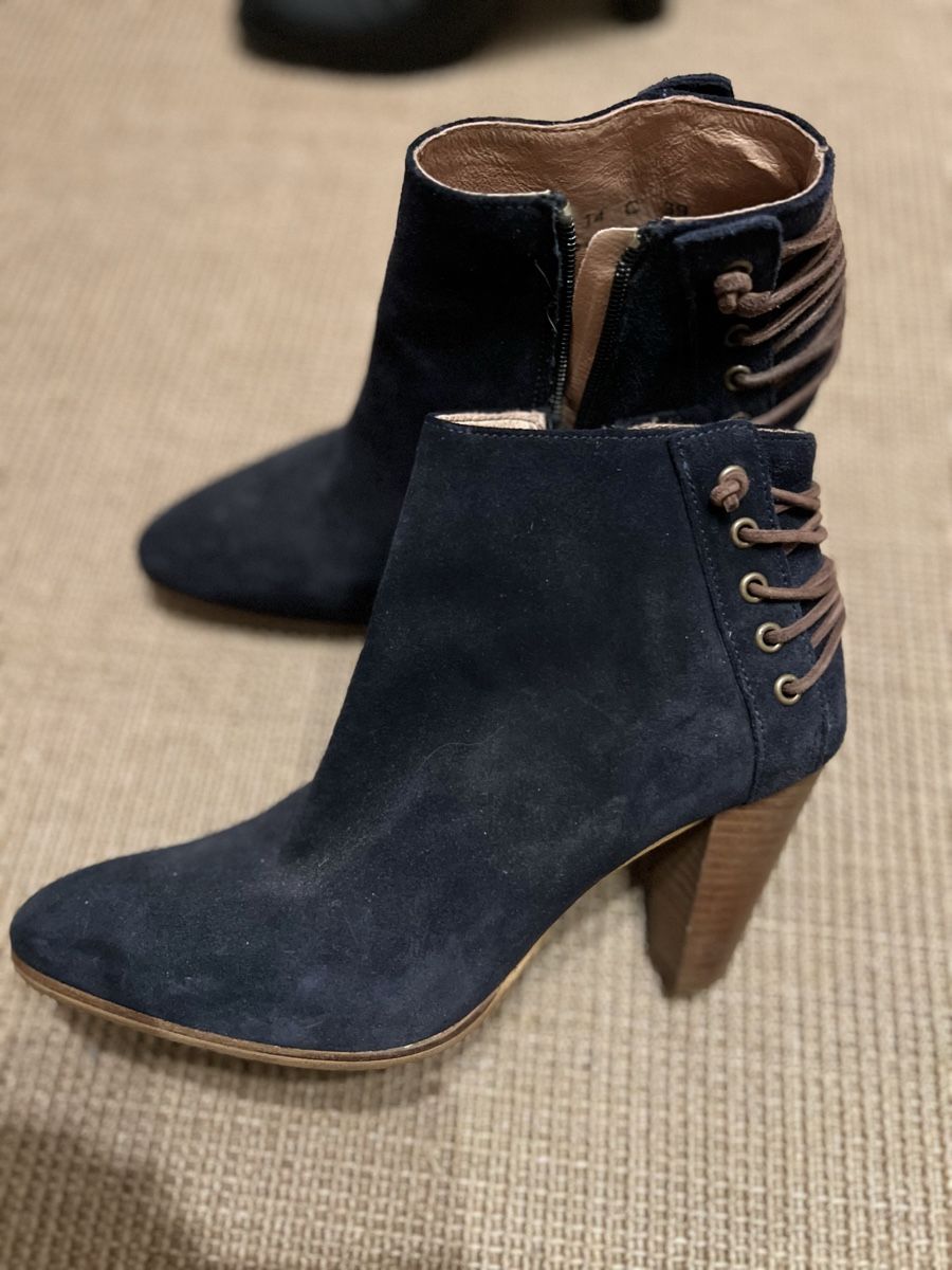 Damenschuhe: Bottines en cuir Minelli avec tresse originale – Gebraucht aus Nyon von ikel78