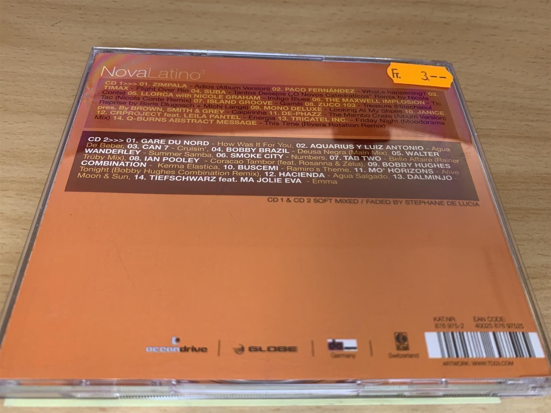 CD: Nova Latino 3 - Latino Moods & Br - 2 CD – Usato da Rikon im Tösstal venduto da Alpenmutz 1