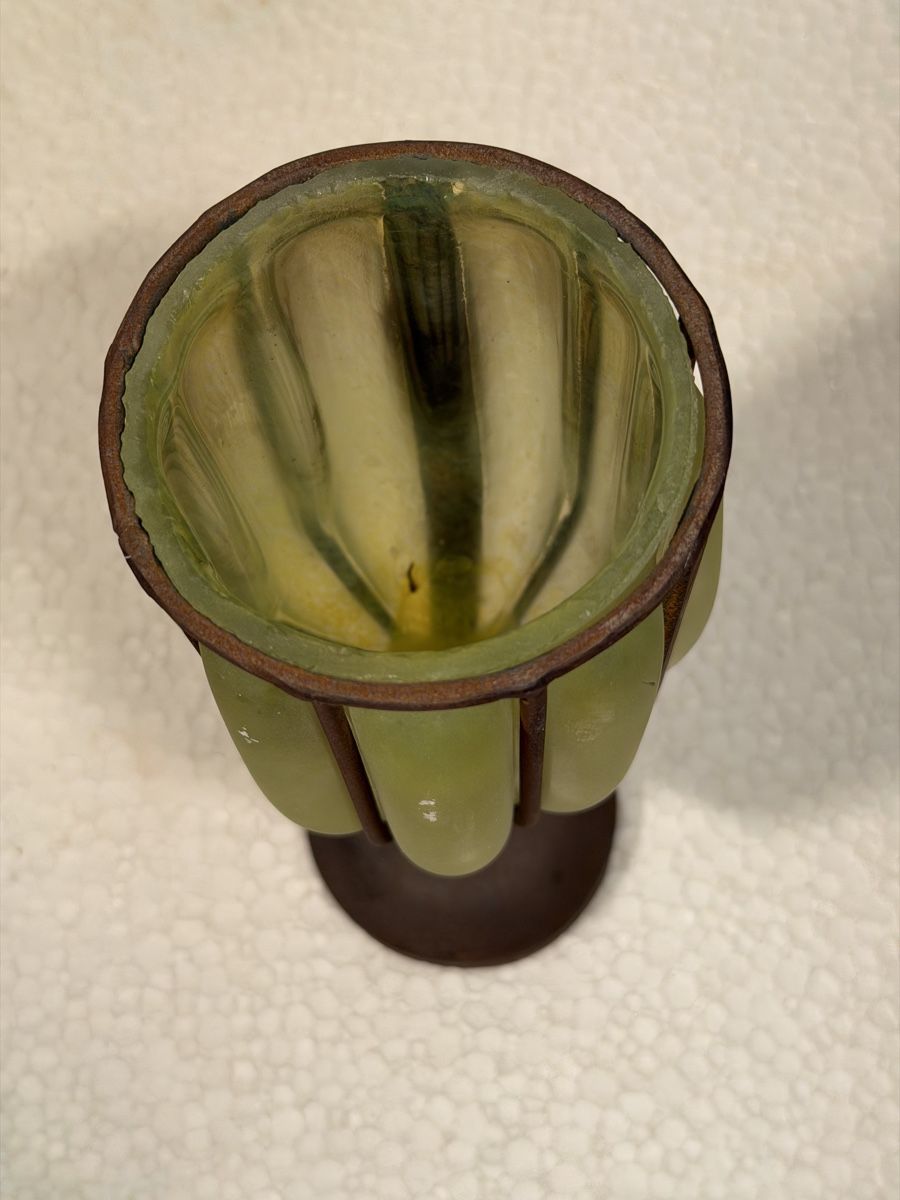 Portacandele: Vintage Art Deco Wall Sconce – Usato da Lausanne venduto da vas_cdb2 1