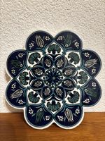 Dessous de plat Novita Home motif floral bleu état neuf