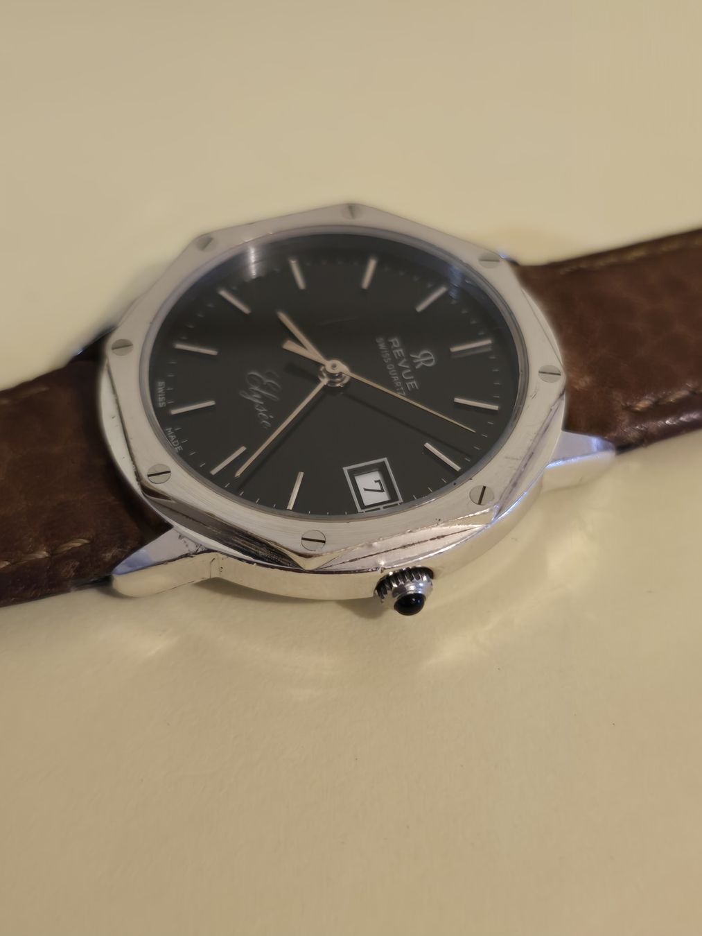 Revue Thommen Orologi: Montre Revue Elysee Quartz Suisse - Avec boît – Usato da Grand-Lancy venduto da Montre-Swiss 5