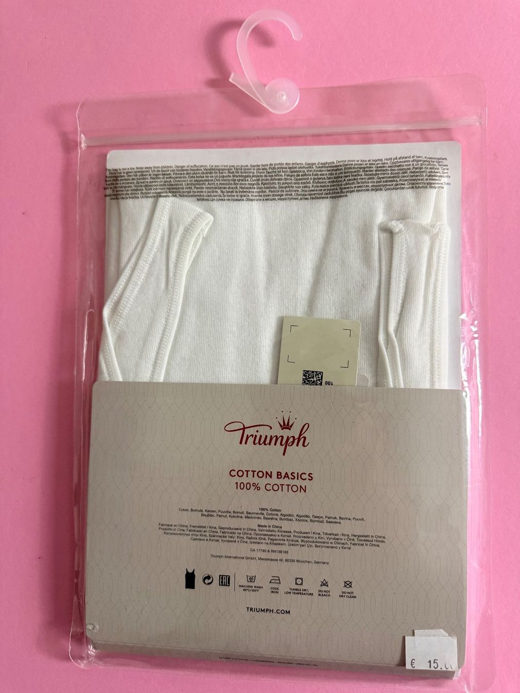 Triumph Top: TRIUMPH, Shirt KATIA BASICS, Grösse 38, Farbe Weiss – Nuovo e nell'imballaggio originale da Rudolfstetten venduto da gst_g7xl 2