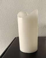LED Kerze-beige-Echtwachs - 7.5 cm x 15 xcm