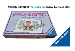 NOBODY IS PERFECT - Ravensburger Vintage Brettspiel 1992