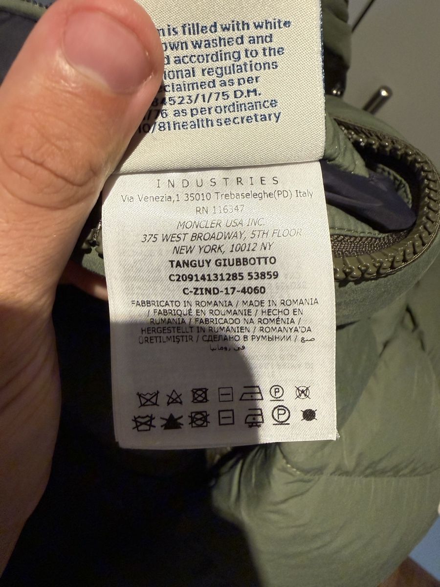 Moncler Vestes: Moncler Tanguy Down Jacket Green – D'occasion à Genève par SG_73 3
