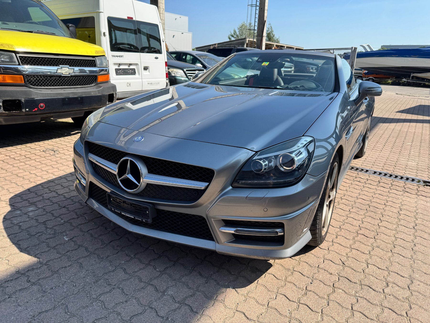 Mercedes-Benz Automobili: MERCEDES SLK 200 CABRIO - EINTAUSCH MÖGLICH – Usato da Avenches venduto da BOOTTRANSPORTE