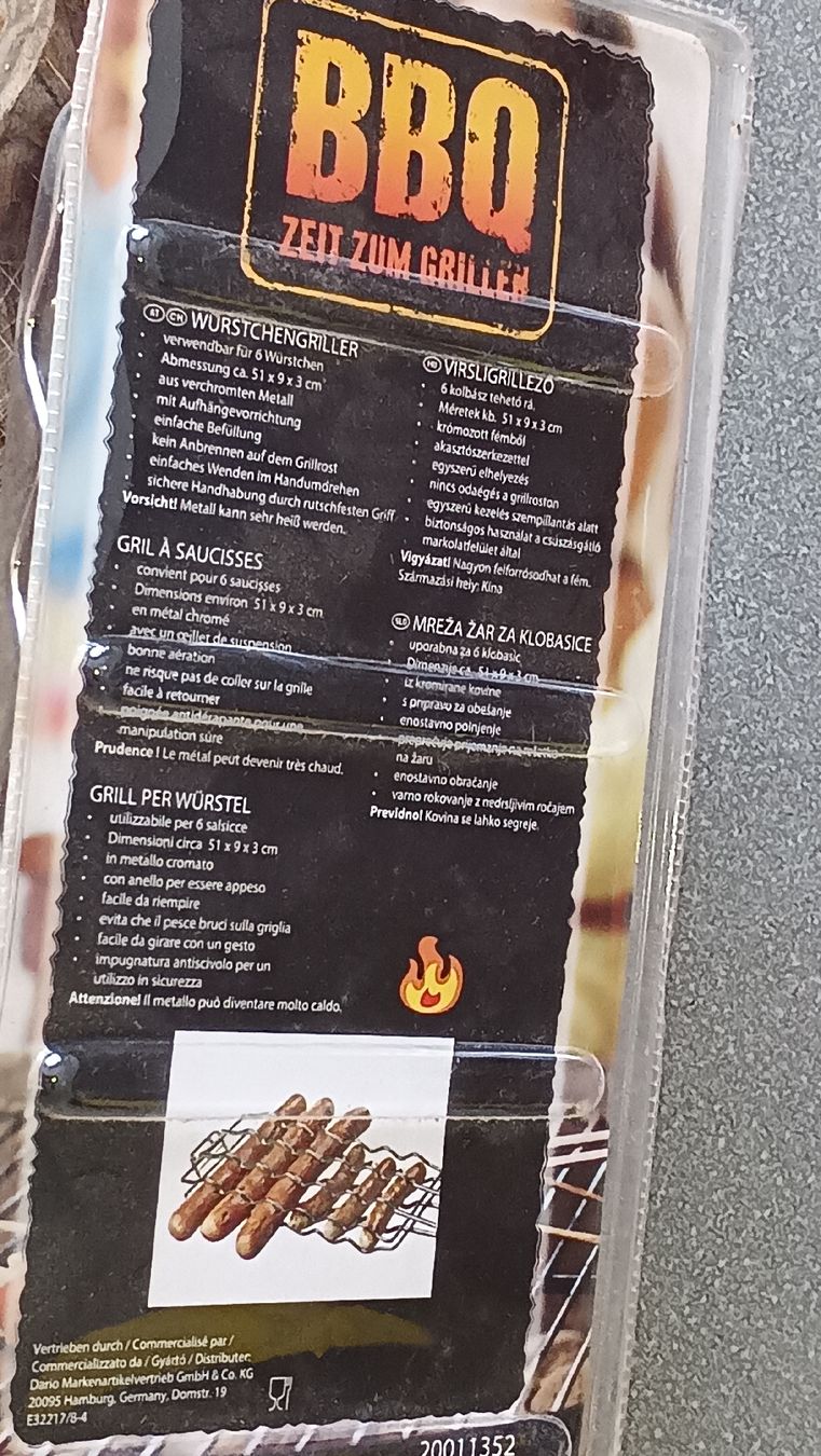 Griglie: BBQ Wuerstchengriller – Nuovo e nell'imballaggio originale da Zürich venduto da Mitzi6 4
