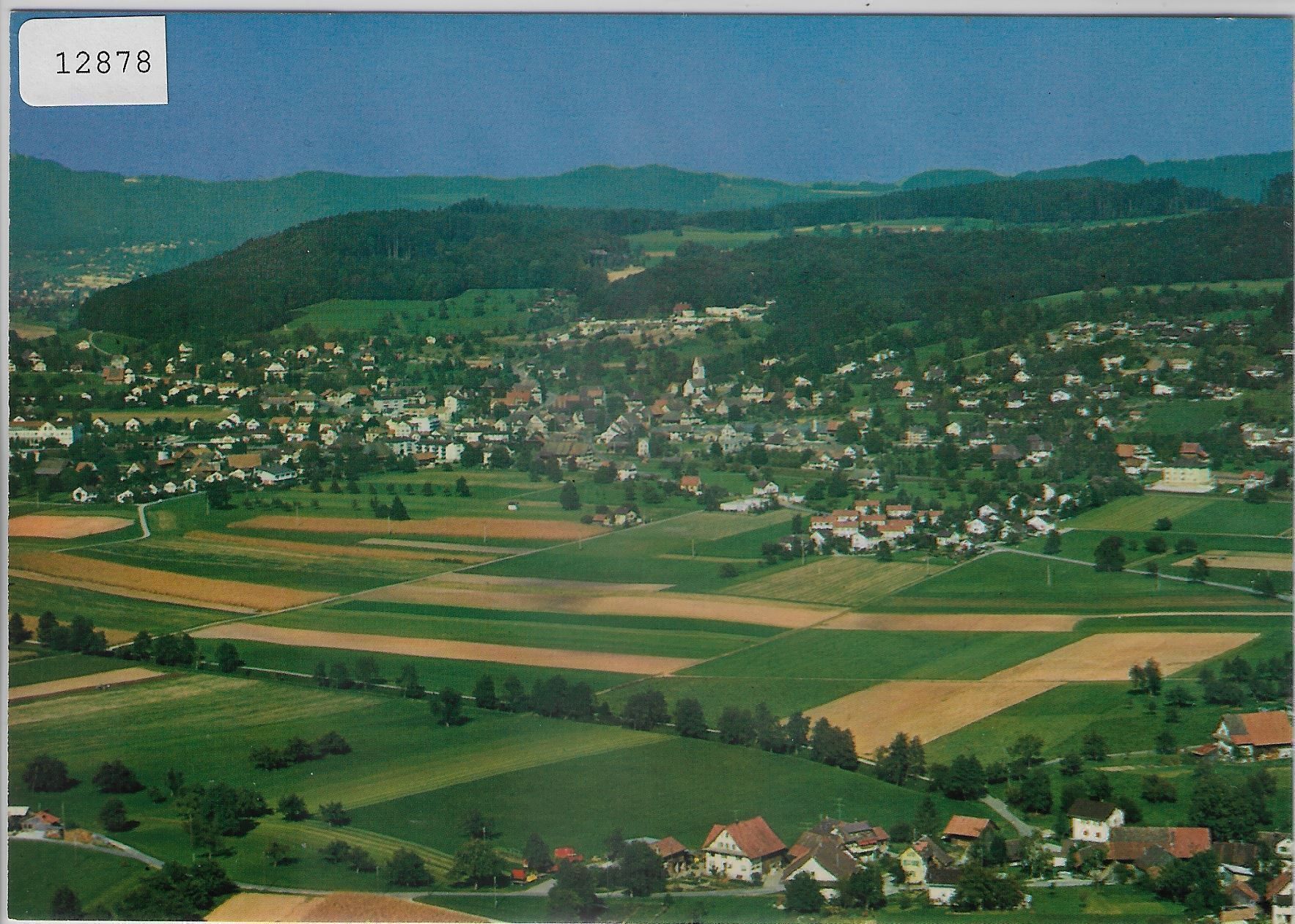 Ansichtskarten: Flugaufnahme Hedingen ZH – Antik aus Ettingen von Kartenplanet