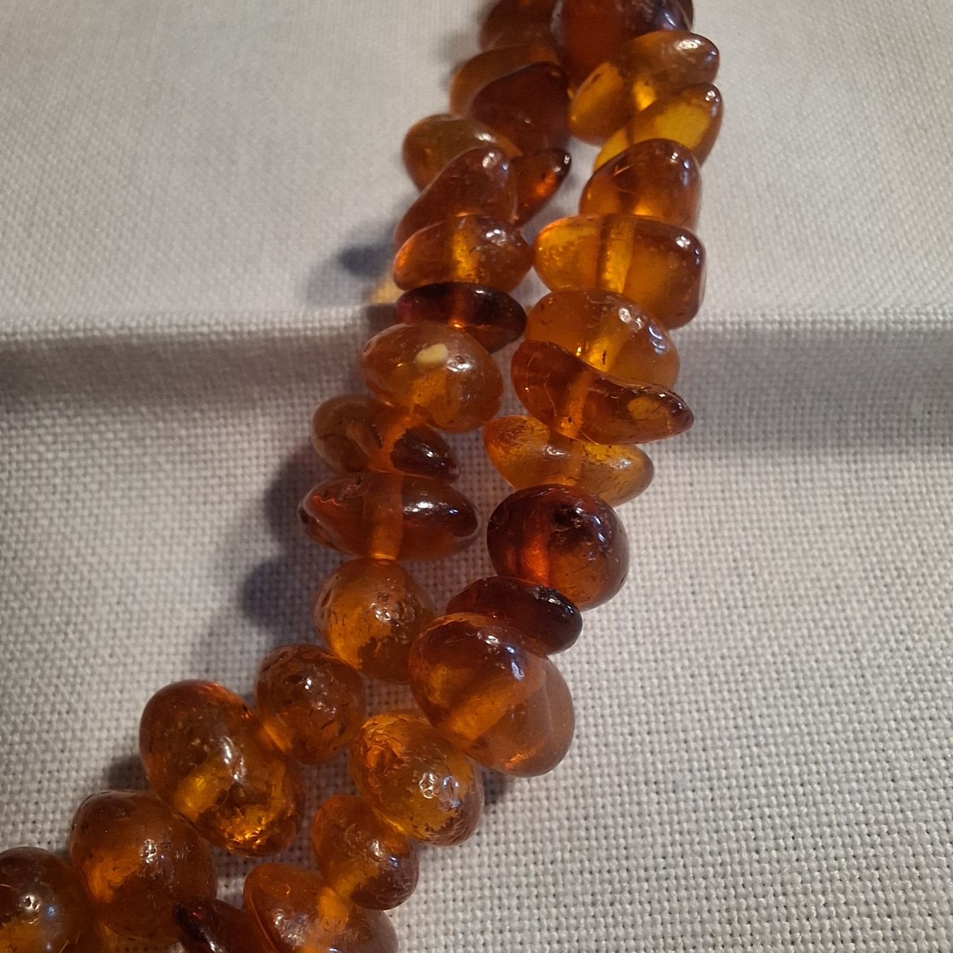 Catenine: Vintage Bersteinkette ca. 200cm – Usato da Nürensdorf venduto da DANG3REUX 1