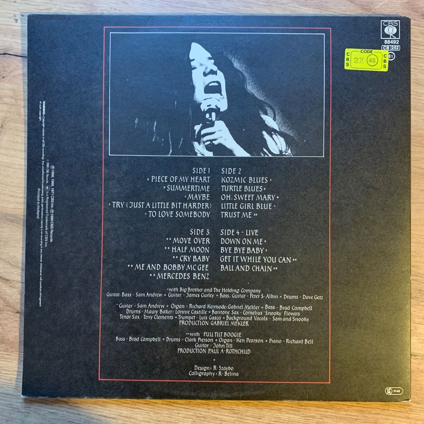 Dischi in vinile: JANIS JOPLIN - ANTHOLOGY...COMPIL EU 1980...EX/EX – Usato da Gals venduto da Diskopatshop 1