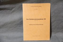 Zielfernrohrkarabiner 55, Zf Kar, Anleitung Waffenmechaniker