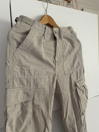 Pantalon cargo beige 34