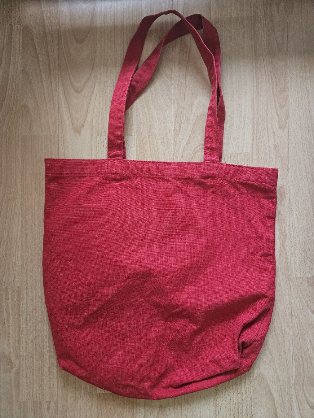 Taschen für Damen: Rote Stofftasche mit Blumenmuster – Gebraucht aus Zürich von Kris8050 2