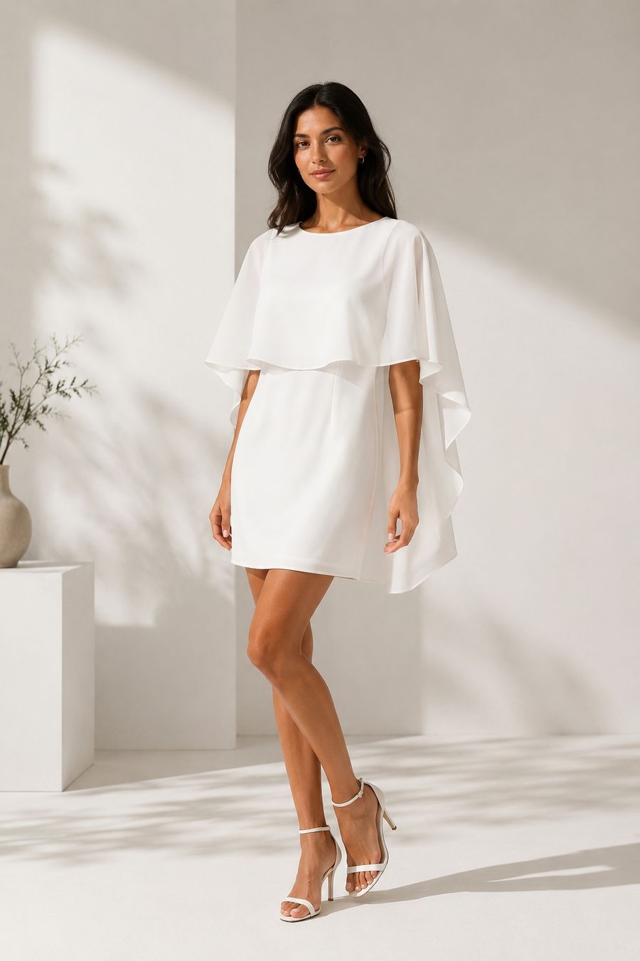Kleider: BCBGMAXAZRIA White Cocktail Dress – Gebraucht aus Corsier-sur-Vevey von Kristina.Nova
