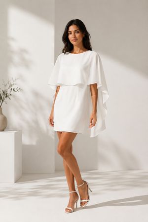BCBGMAXAZRIA White Cocktail Dress