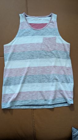 Sommerliches JACK & JONES Tanktop – Gestreift – Gr. M