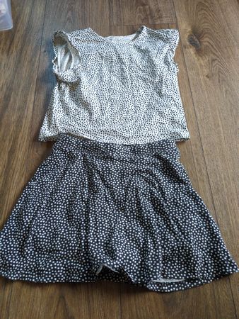 herziges Sommerset H&M gepunktet 110/116 