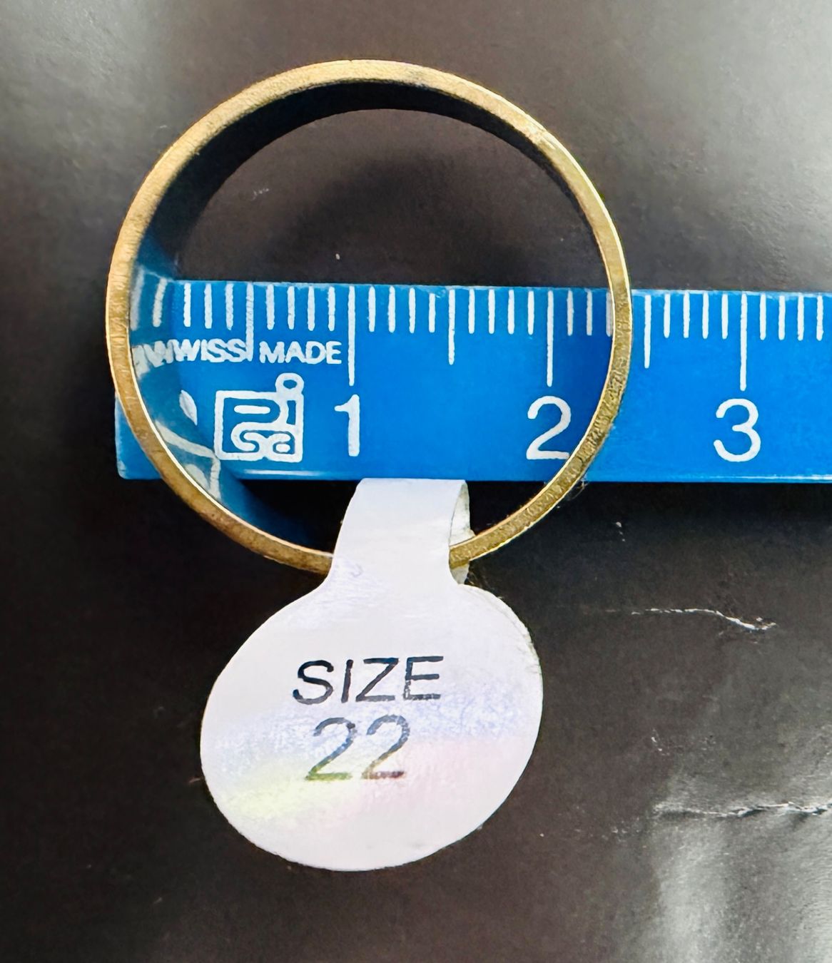 Anelli: Edelstahlring, Gold/Silber Design - Grösse 22 – Nuovo (secondo la descrizione) da Dietikon venduto da Emoruk 3