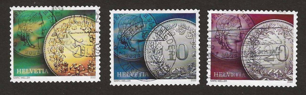 Tutti i francobolli: 2022 Z 1865-1867 Gebraucht – Usato da Susten venduto da lmf_98wh