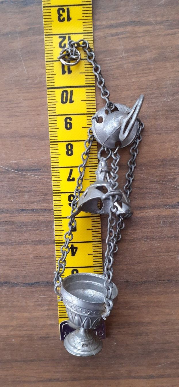 Statuette: Weihrauchfass sakral Miniatur antik – Usato da Mörschwil venduto da antiksalon 6