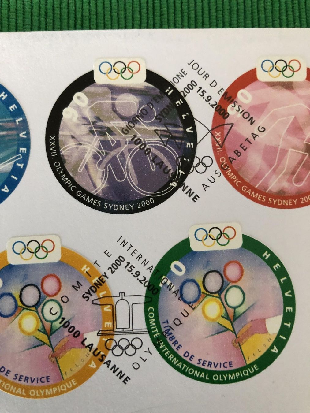 Tous les timbres: Olympiade Sydney 2000 – D'occasion à Horw par Luki49 4