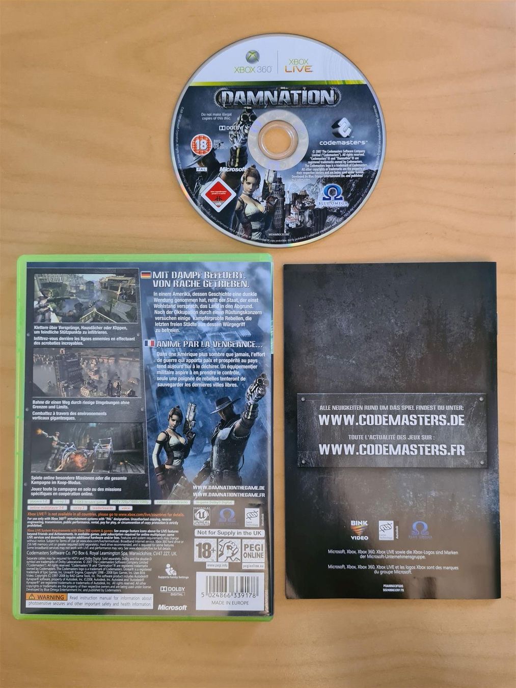 Giochi: Damnation (Xbox 360) – Usato da Oberwil BL venduto da Spieltopia 1