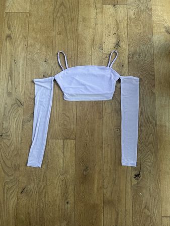 Damen Crop Top mit langen Ärmeln 