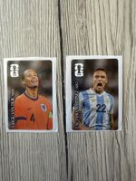 2 vignettes panini football Van Dijk Lautaro Martinez