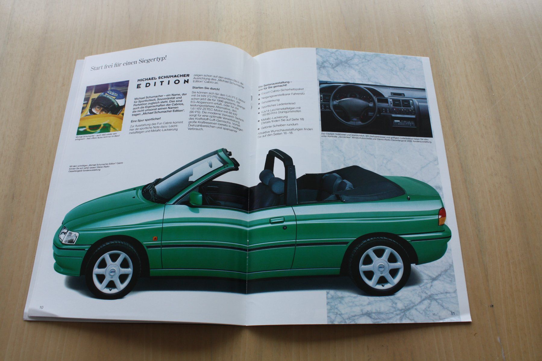 Ford Documenti: Ford Escort Cabrio Prospekt 1994 – Usato da Wikon venduto da erwin400 5