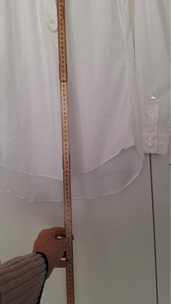 Blusen: Weisse Tunika-Bluse ARTIGIANO Gr. 34 – Gebraucht aus Stans von lion85 1
