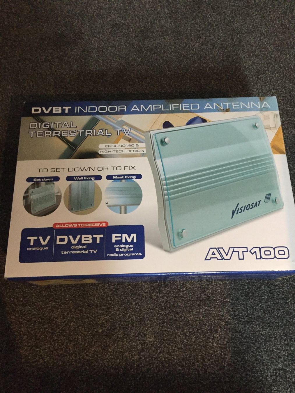 Radiocomunicazione: VisioSat AVT100 DVB-T DAB Antenne – Nuovo e nell'imballaggio originale da Würenlingen venduto da Schneiderhifi 2