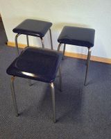 Hocker (3Stk) Glitzer blau NEU!