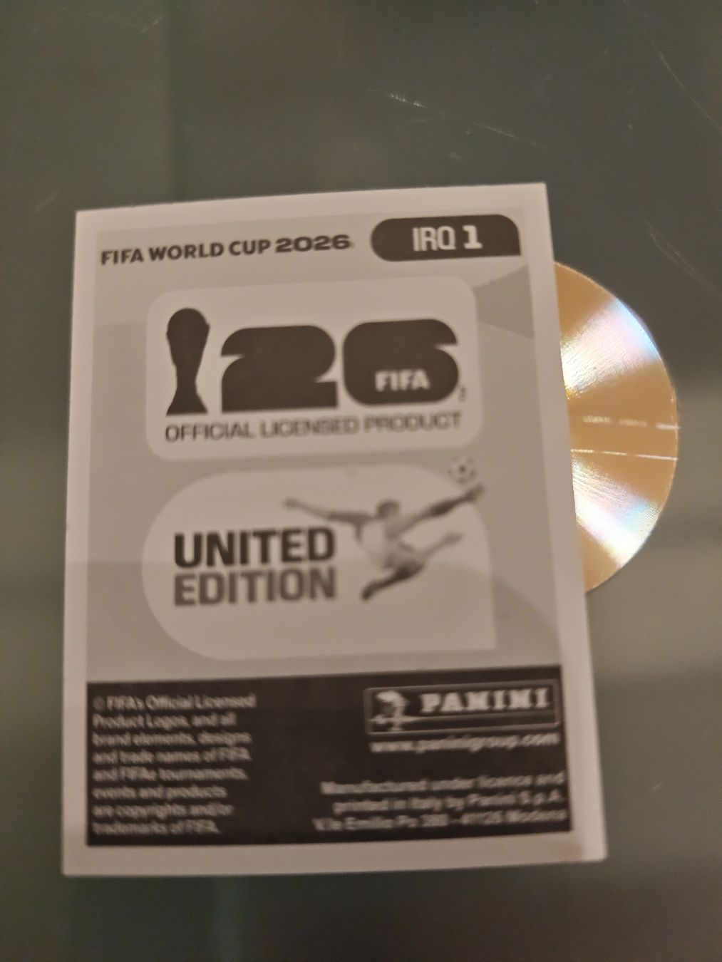 Panini Carte collezionabili: Panini IRQ 1 – Nuovo (secondo la descrizione) da Sulgen venduto da 34j_p6s2