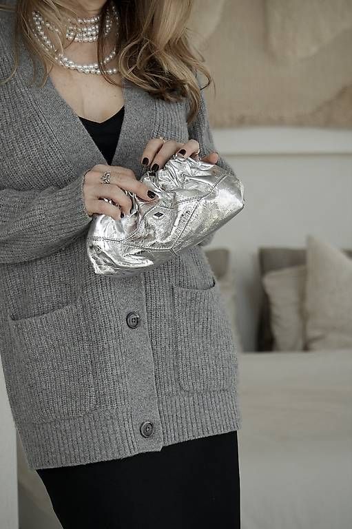 Borse da donna: Silberne Tasche BA&SH Paris – Usato da Glattbrugg venduto da Blogger73 1