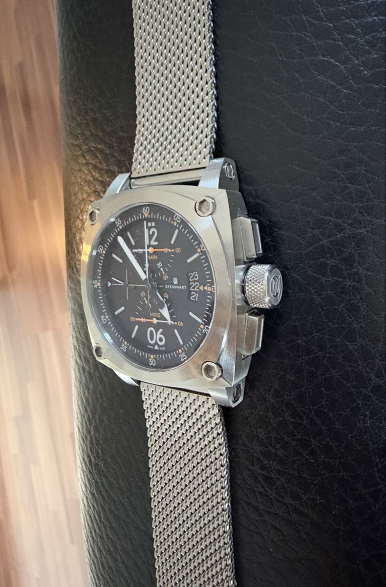 Steinhart Orologi: Steinhart Aviation Chrono, Automatic, 44mm – Nuovo (secondo la descrizione) da Au ZH venduto da parabellum60 5