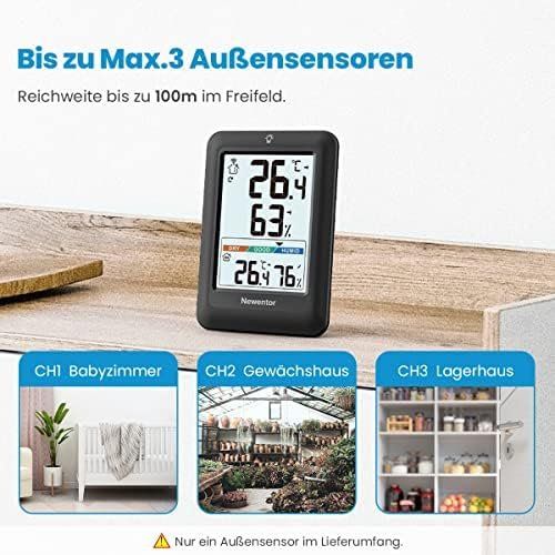 Altro per la casa: MAX MIN Thermometer innen aussen 24 48 Std. alle Zeiten – Nuovo e nell'imballaggio originale da Hundwil venduto da pak_7zvn 6