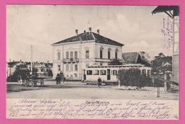 Unter Wetzikon gel 1905 belebt mit Tram