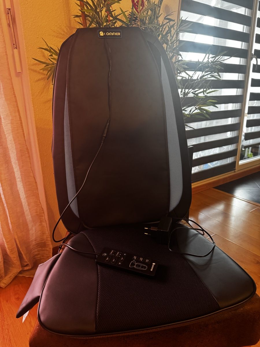 Dispositivi per massaggi: Coussin de massage Comfier Shiatsu chauffant pour dos – Nuovo (secondo la descrizione) da La Chaux de fonds venduto da car_f9yg