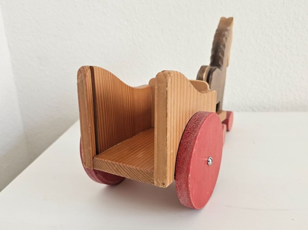 Jouets: Pferd mit Wagen Holz Spielzeug Decor Vintage – D'occasion à Pfäffikon ZH par eric0113 6