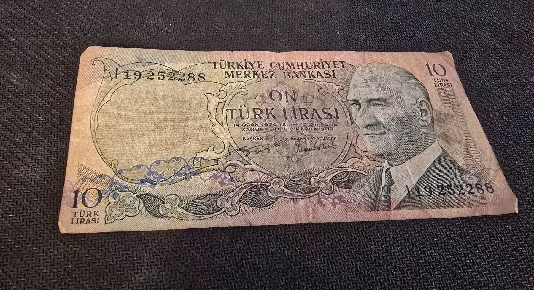 Banconote: Billet Turquie 10 – Usato da Petit-Lancy venduto da Minnie26
