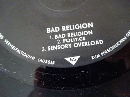 BAD RELIGION ** 6 TRACK EP ** GERMANY 1989