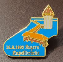 S484 - Pin Luzern Kapellbrücke - 660 Jahre alt 1333 - 1993