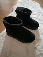 Graceland Black Platform Winter Boots – Größe 38