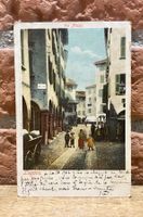 1902 - VIA NASSA - Lugano - Strassenpartie