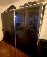 Schrank Glas dunkel gebraucht