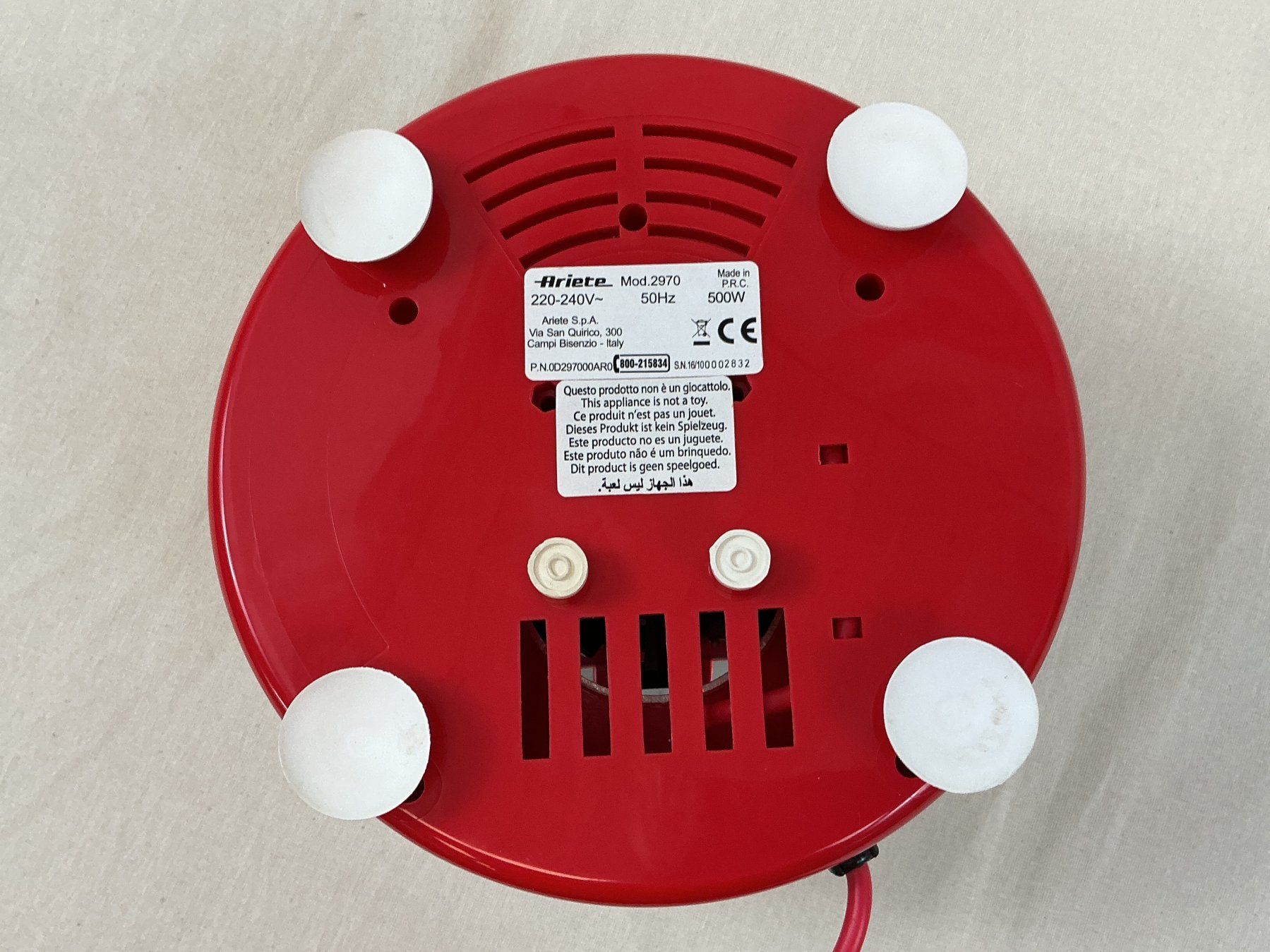 Elettrodomestici da cucina: ARIETE Zuckerwattemaschine Disney – Usato da Richterswil venduto da Restwert_Richterswil 4
