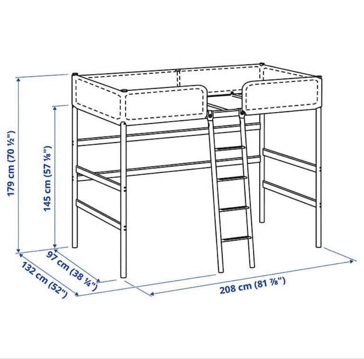 Ikea Betten: Ikea Tuffing Hochbett – Neu (gemäss Beschreibung) aus Rodels von Durscher-Techservice 4