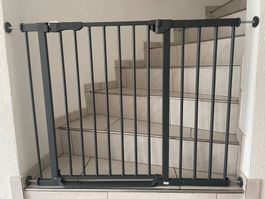 Absperrgitter Hauck Clear Step Autoclose mit Verlängerungen